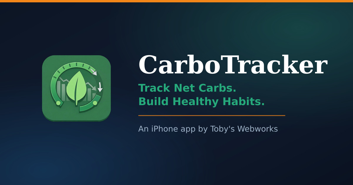 CarboTracker — Track Net Carbs, Build Healthy Habits